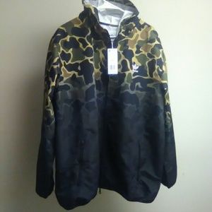 Adidas camouflage to black jacket 2XL